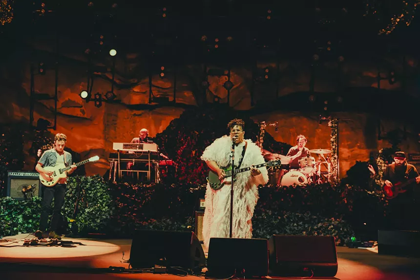 Alabama Shakes performed on stage at Red Rocks on Sunday, July 20, 2025.