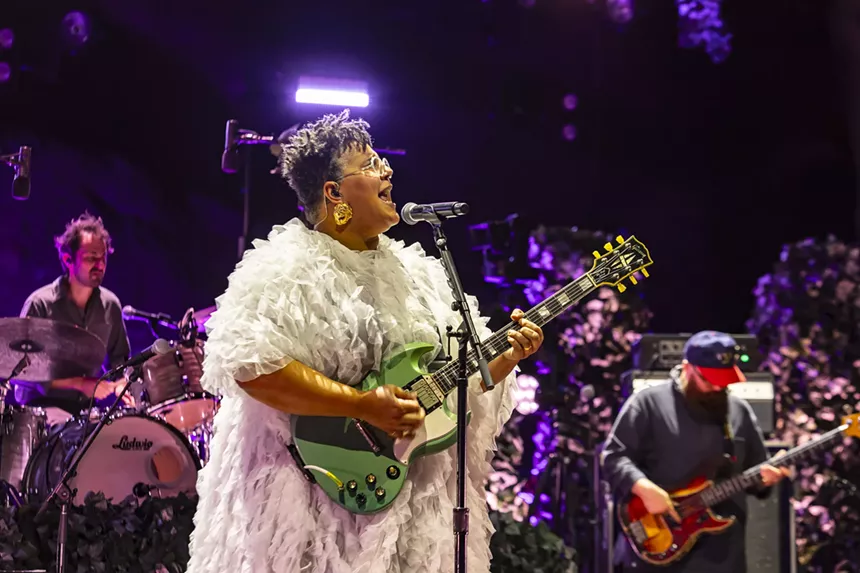 Alabama Shakes performed on stage at Red Rocks on Sunday, July 20, 2025.