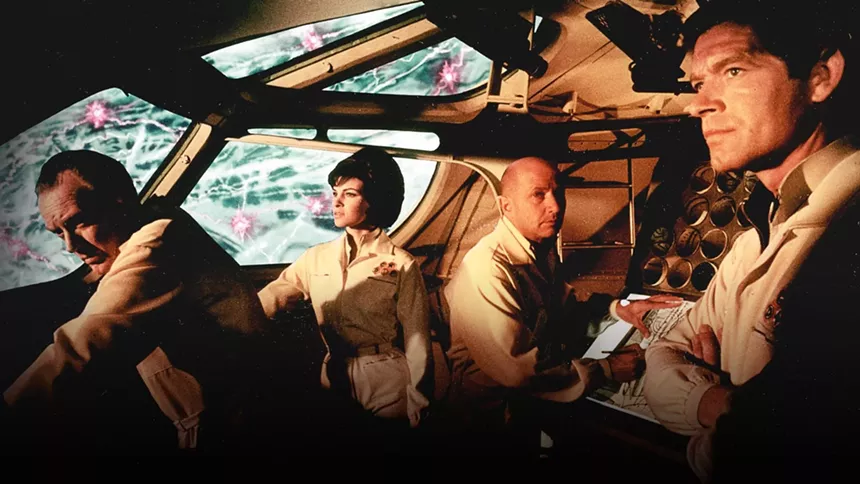 People in a space ship