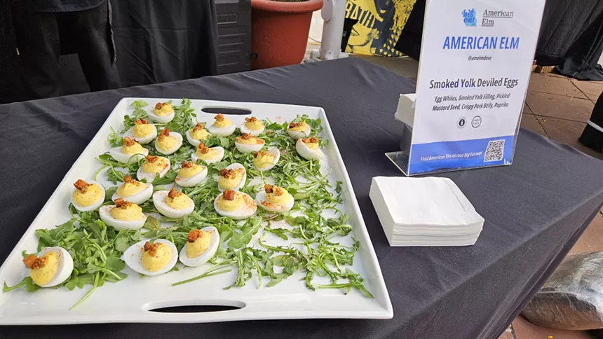 American Elm deviled eggs