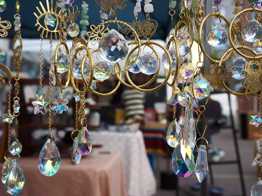 hanging sun catchers