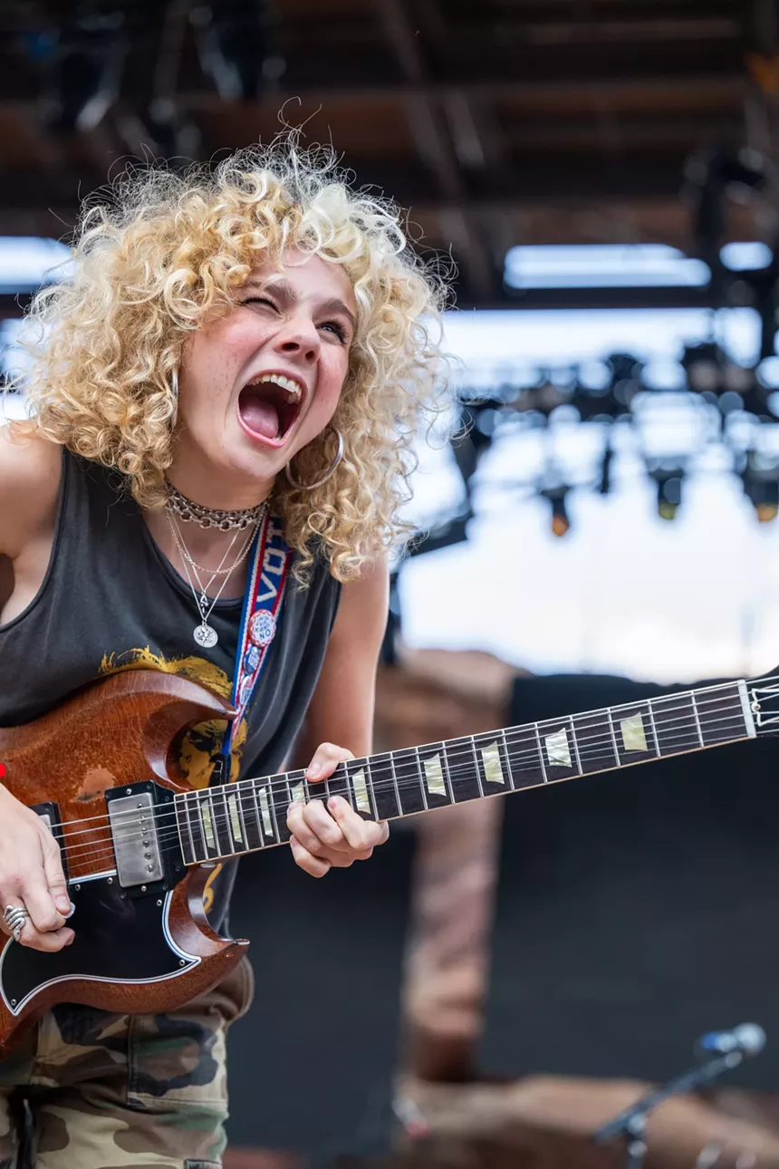 Grace Bowers on stage at Red Rocks
