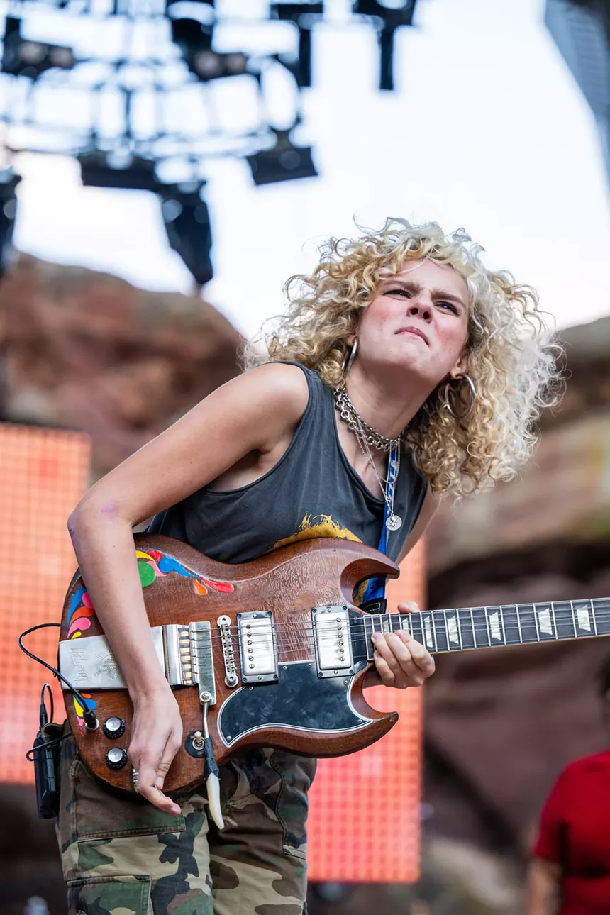 Grace Bowers on stage at Red Rocks