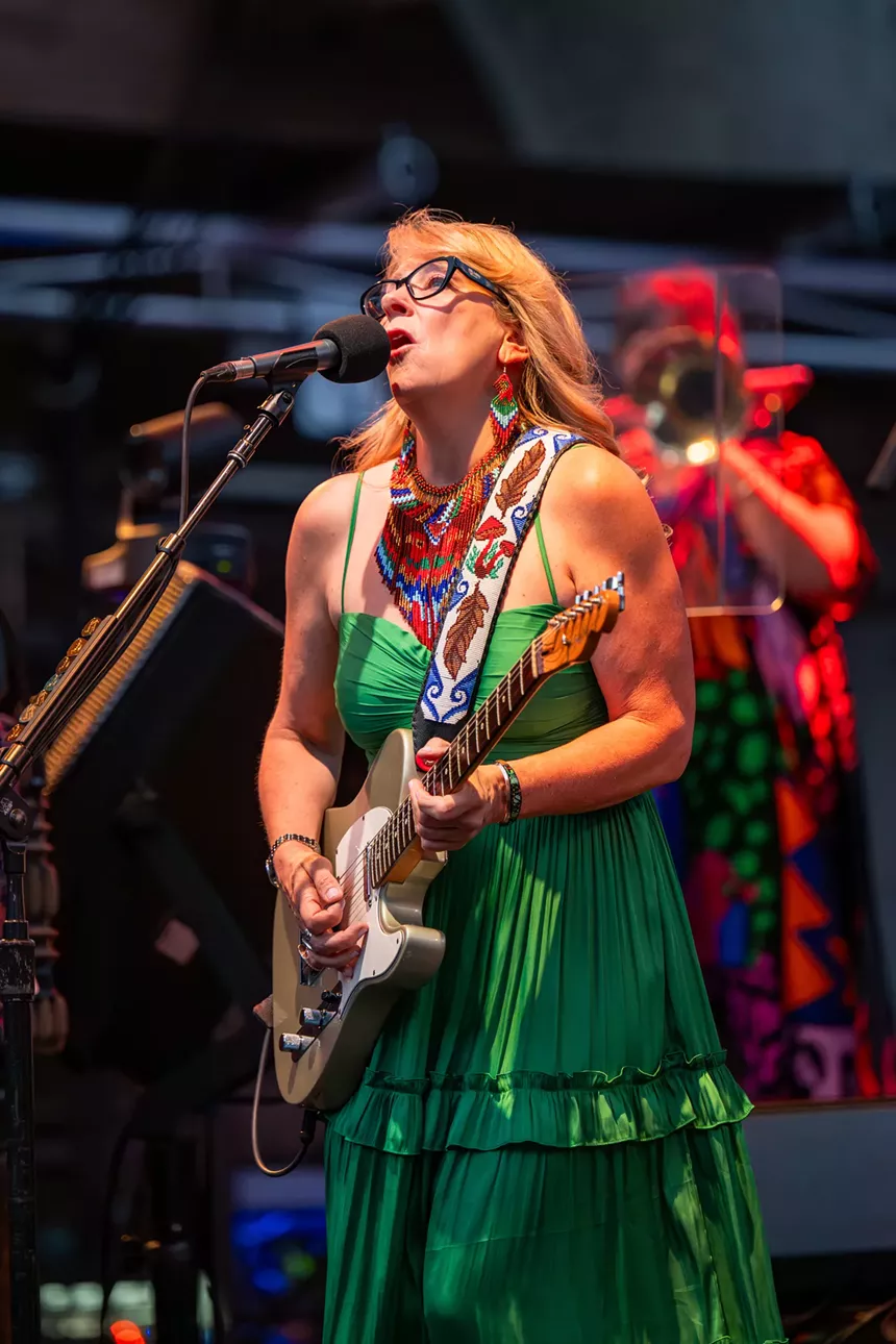 Tedeschi Trucks Band on stage at Red Rocks