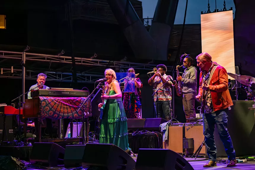 Tedeschi Trucks Band on stage at Red Rocks