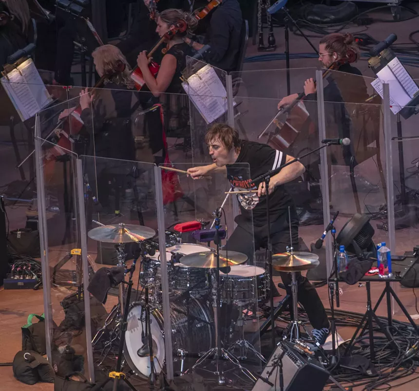 the Beach Boys performing at Red Rocks in 2025