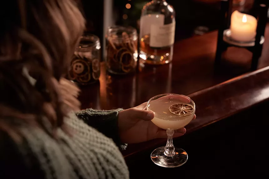 drink served at bar