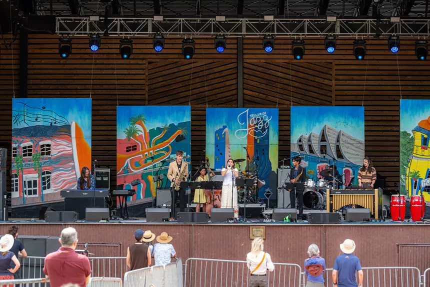 The Telluride Student All-Stars Jazz Ensemble blew minds on Sunday