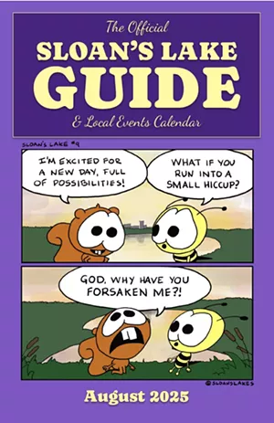 The front page of the Sloan's Lake Guide.