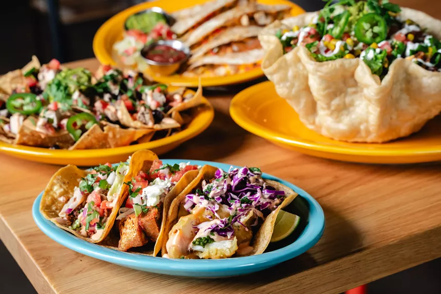 Street tacos, taco salad and more Mexican-inspired plates from Next Level Veggie Grill