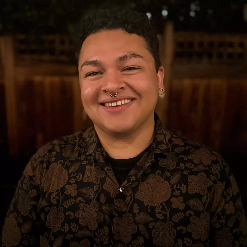 young man smiling