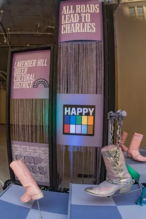 pink and purple cowboy boots