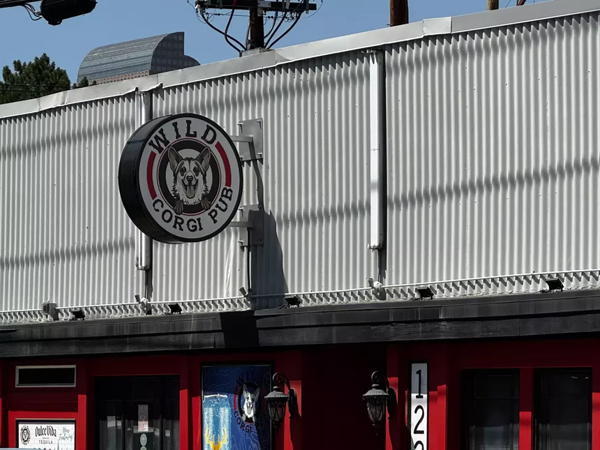 The front of Wild Corgi Pub.