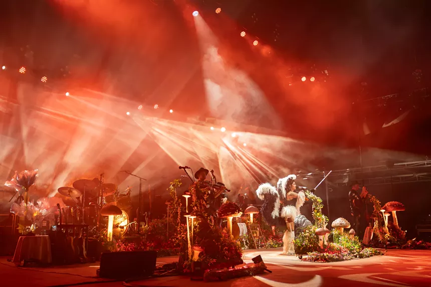 Sierra Ferrell performing at Red Rocks