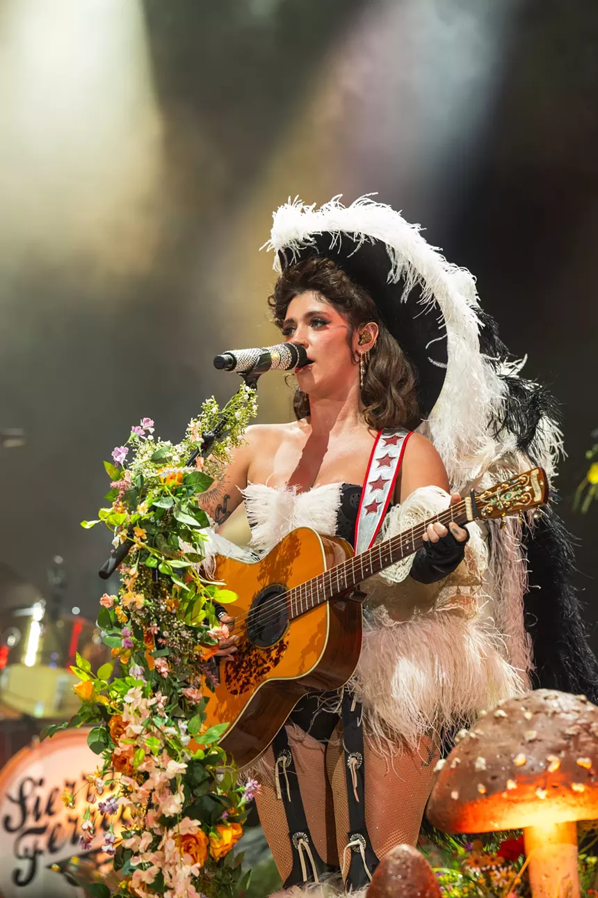 Sierra Ferrell performing at Red Rocks