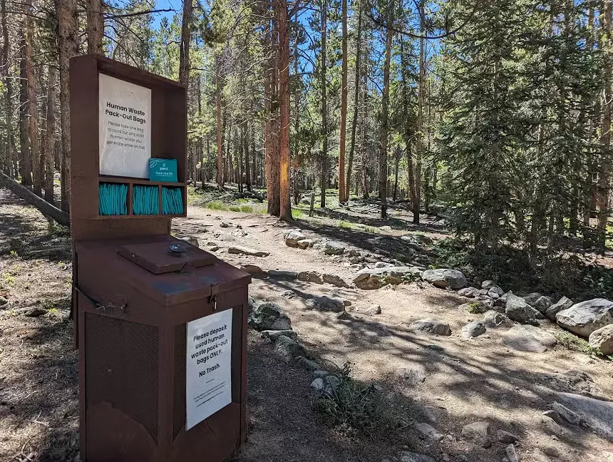 kiosk in back country