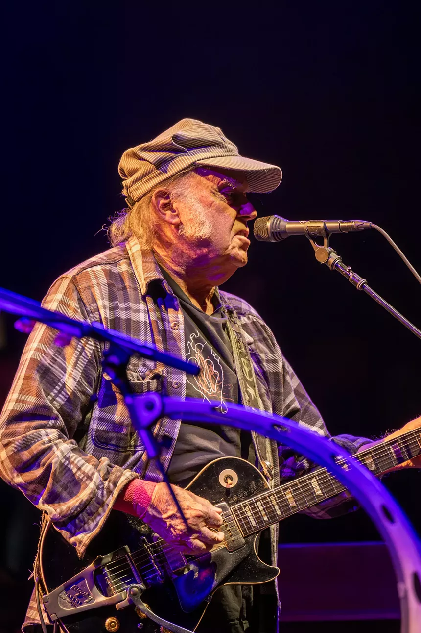 Neil Young & the Chrome Hearts performing at Fiddler's Green