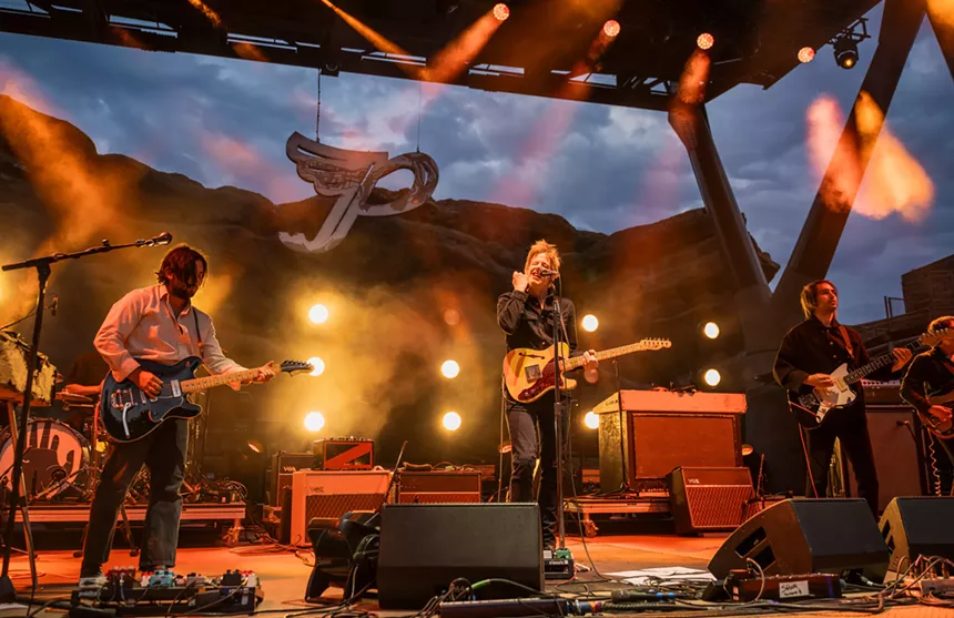 Pixies and Spoon performing at Red Rocks