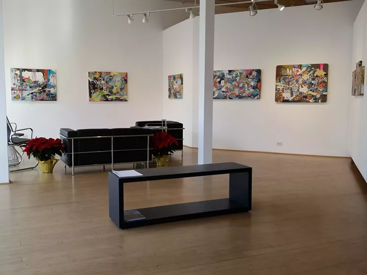 Installation view of From the Ground Up: New Work by Stanley Bell. - PHOTO CREDIT: COURTESY MICHAEL WARREN CONTEMPORARY