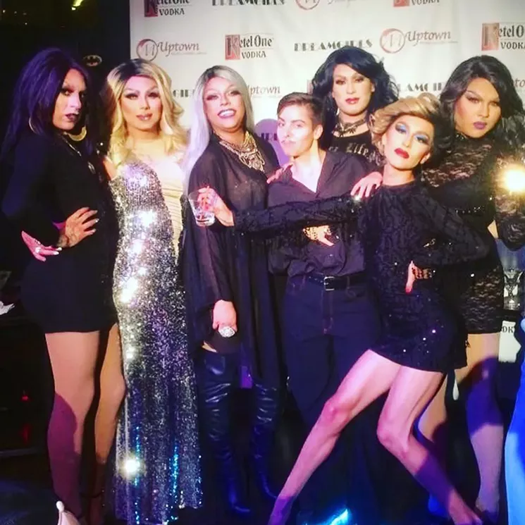 After a recent Dreamgirls show with the Shearz family (Valerie, Lala, Amber, Mirage, Sugar and Adam) and special guest Janessa Befierce. - LALA SHEARZ' FACEBOOK PAGE
