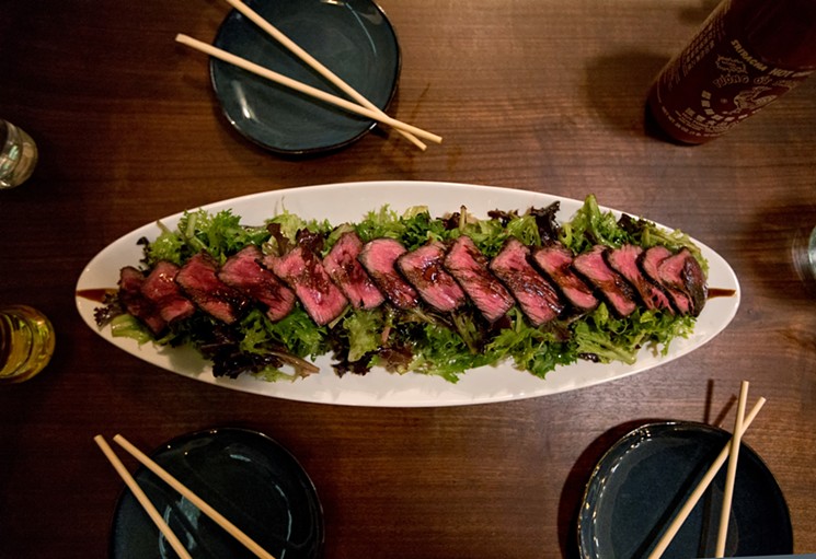The kobe beef entree is a good size for two or more people to share. - JOHN TAGLE