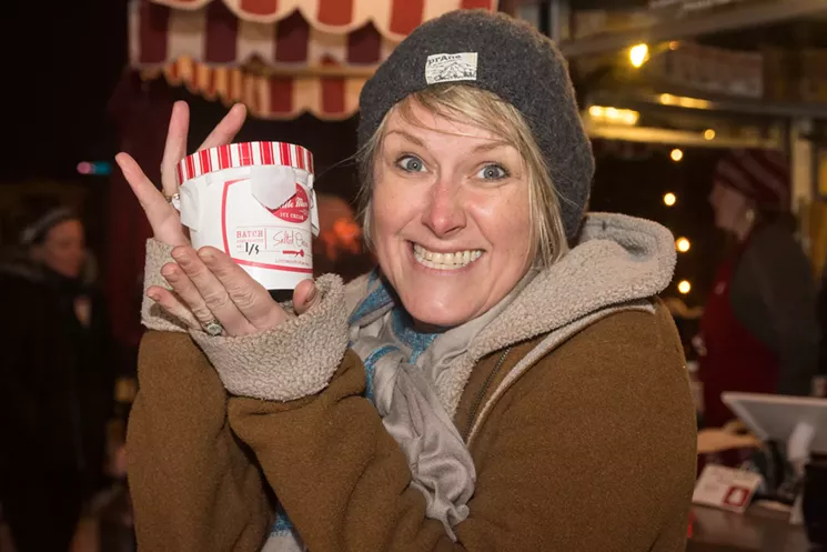 Would you stand in line in single-digit temperatures for dollar pints of ice cream? - KENNETH HAMBLIN III
