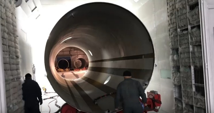 A look inside a Hyperloop One tube. - HYPERLOOP-ONE.COM