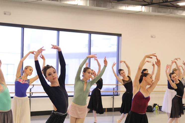 Colorado Ballet dancers rehearse for Firebird. - COLORADO BALLET