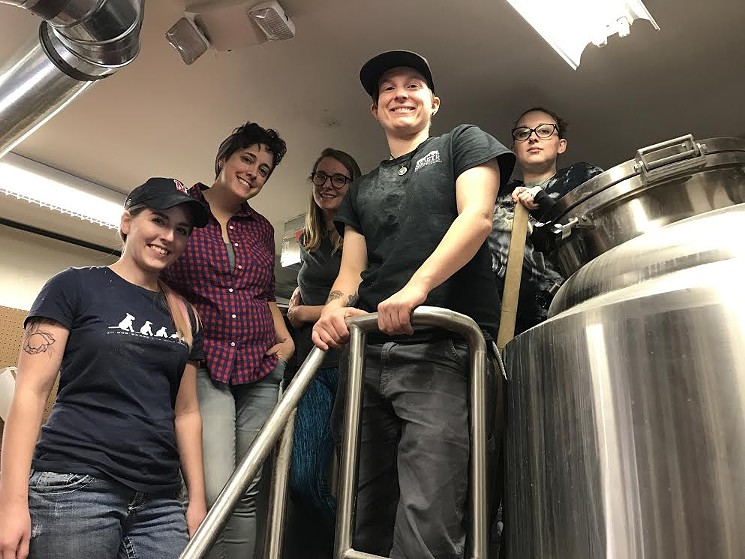 The brewers of Makin' Noise: A Pussy Riot Beer will tap their creations on Friday. - JONATHAN SHIKES