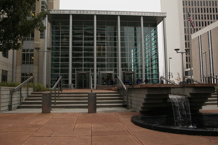 The Alfred A. Arraj Federal Courthouse, where the class action suit is playing out. - PHOTO BY BRANDON MARSHALL