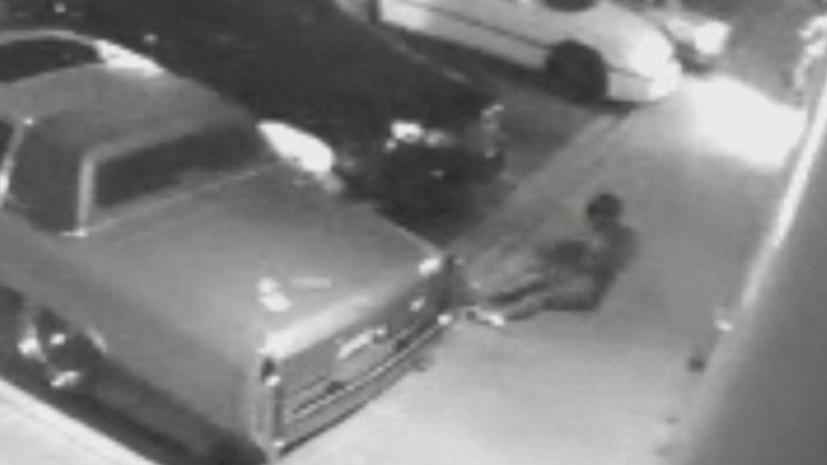 A surveillance image from the scene of the Diamond Demmer shooting. - CBS4 FILE PHOTO