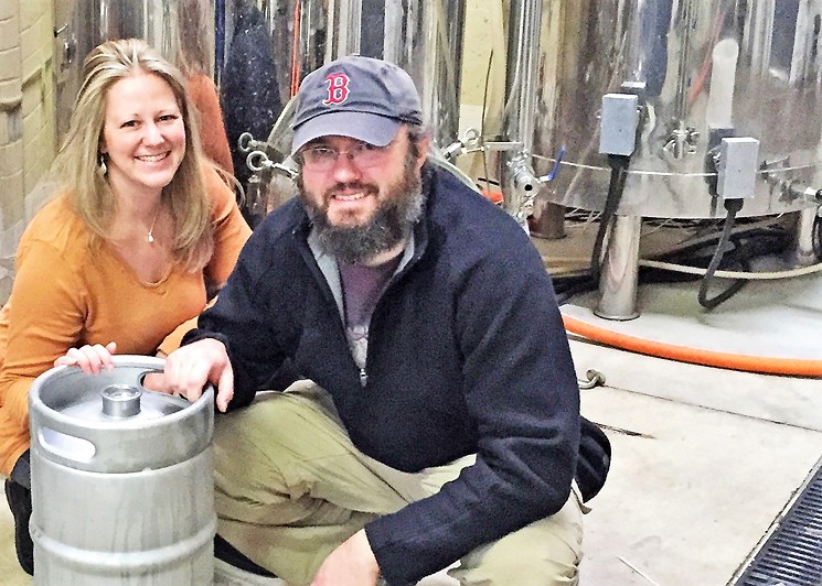 Marie and Jamie Fox will open Gunbarrel Brewing this spring. - GUNBARREL BREWING