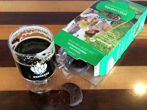 Nothing goes better with Girl Scout cookies than beer. - RENEGADE BREWING