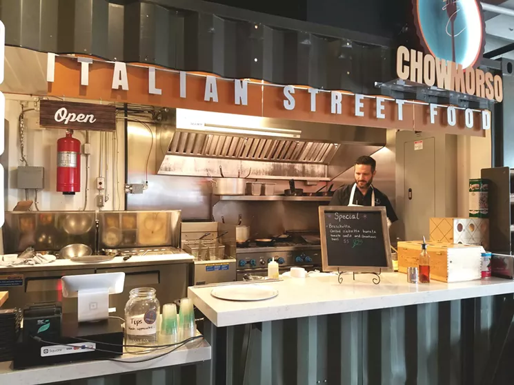 The same team that operates the elegant Barolo Grill also runs Chow Morso inside Avanti F&B. - LINNEA COVINGTON