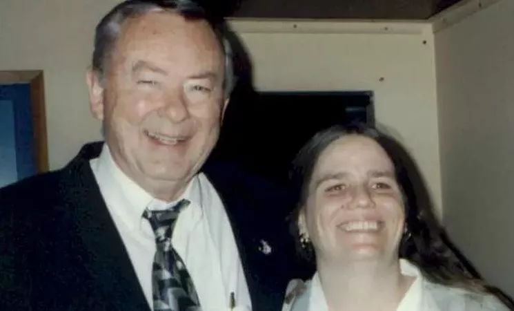 A 1990s-era shot of Kriho with former Colorado state senator Lloyd Casey, the father of hemp legalization. - FILE PHOTO