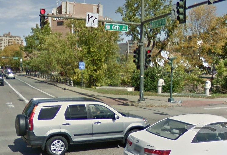 6th and Lincoln. - GOOGLE MAPS