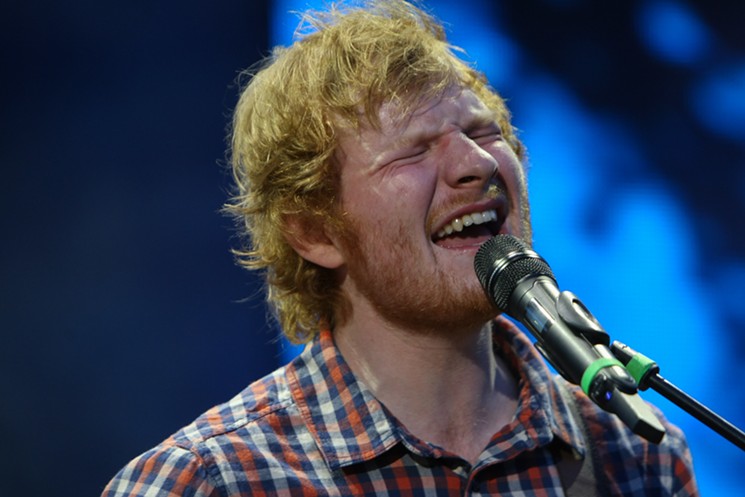 Ed Sheeran will play the Pepsi Center in August. - BRANDON MARSHALL