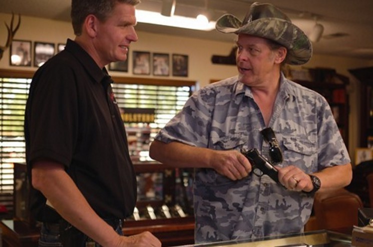 Rich Wyatt with Ted Nugent in a scene from "American Guns." - FILE PHOTO