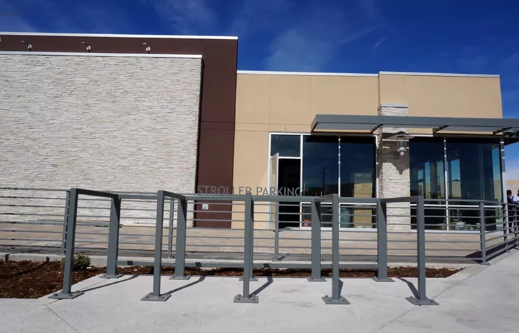 Concourse's patios will have room for seventy guests. The stroller parking is provided by the property developer. - MARK ANTONATION