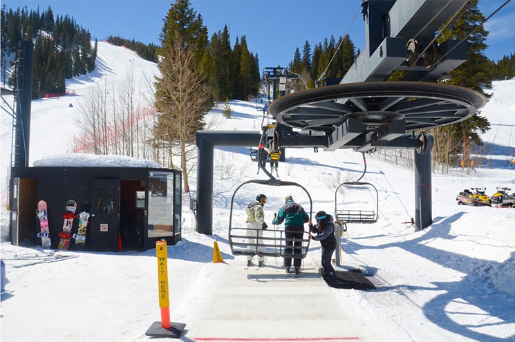 Today’s Arrow Lift is in the exact same spot as the Hughes T-Bar, the first lift at Winter Park. - WINTER PARK RESORT