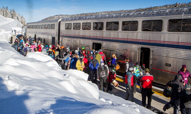Amtrak started providing service to Winter Park this past January and quickly sold out most weekends. - CHARLES STEMEN / WINTER PARK RESORT