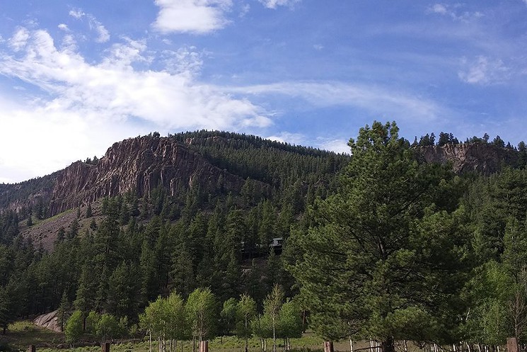 A photo of the terrain in which searchers looked for Joe Keller. - CONEJOS COUNTY SHERIFF'S OFFICE