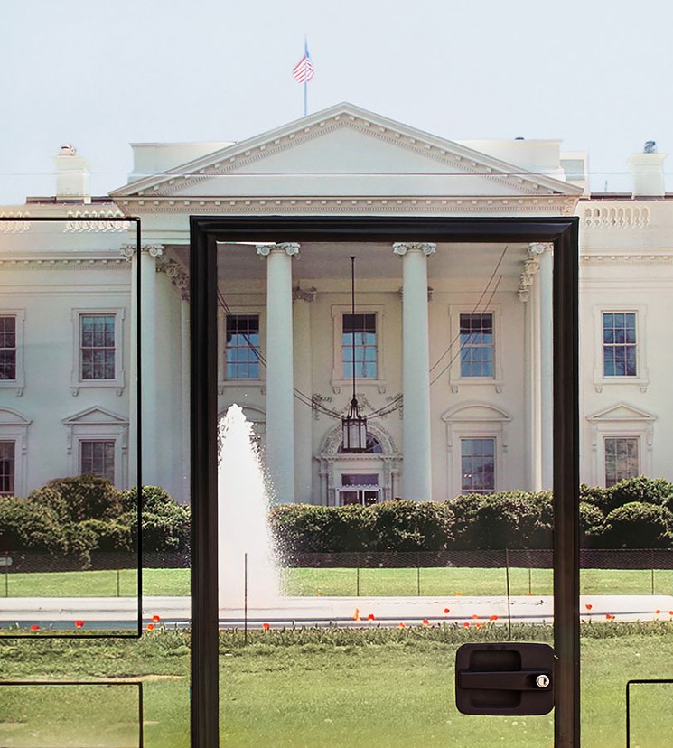 "Treachery of Images - The White House," by Michael Borek. - MICHAEL BOREK