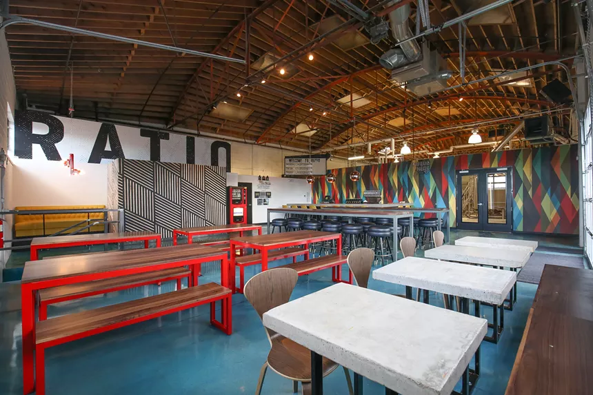 Ratio Beerworks has plenty of room — and good beers — for a bar-hopping bachelorette party. - RATIO BEERWORKS