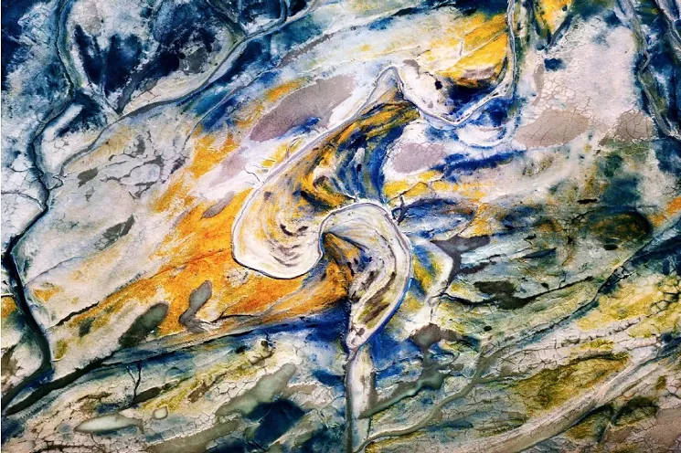 J. Henry Fair, “Waste Impoundment at Arctic Iron Mine, Kiruna, Sweden.” - J. HENRY FAIR, COURTESY OF VICKI MYHREN GALLERY