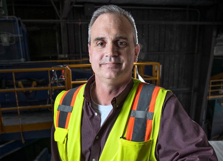 Brent Hildebrand, Alpine’s vice president of recycling. - ANTHONY CAMERA