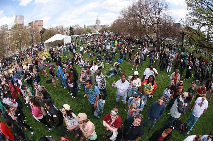 View our slideshow, including some sunnier moments from earlier in the day. - BRANDON MARSHALL