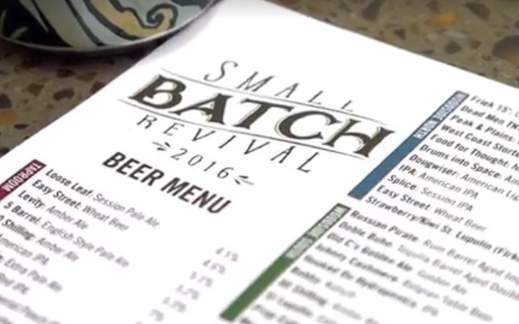 A screen capture from Odell's Small Batch Festival in 2016. - ODELL BREWING