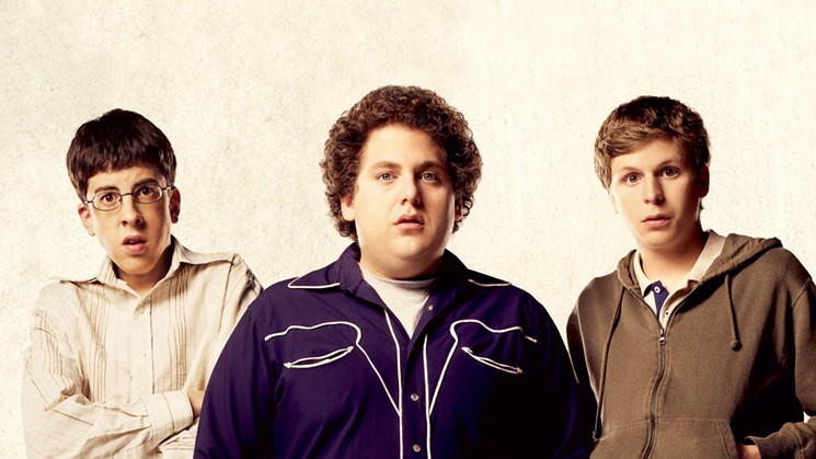 Greg Mottola's Superbad kicks off the 2017 Film on the Rocks season in awkward style. - COLUMBIA PICTURES