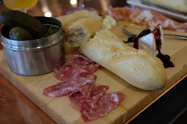 Goed Zuur has a hand-picked array of charcuterie and cheeses. - SARAH COWELL